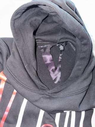 Sudadera Vlone x Fragment D Negra Roja