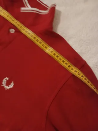 Fred Perry Polo Rosso Taglia S