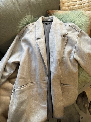 Abrigo Zara paño gris