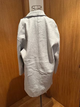 Abrigo Zara paño gris