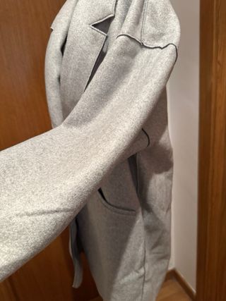 Abrigo Zara paño gris