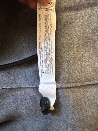 Abrigo Zara paño gris