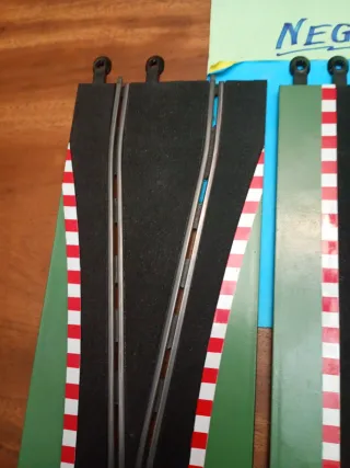 Pista Scalextric Chicane Negra Antigua