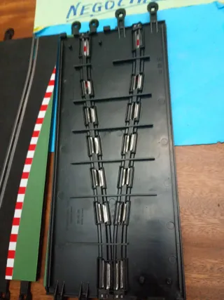 Pista Scalextric Chicane Negra Antigua
