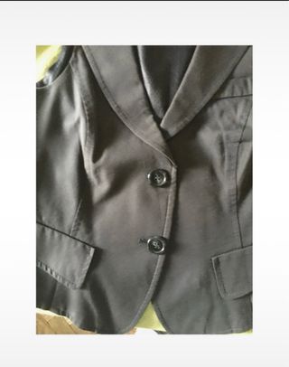 Gilet grigio aderente vintage