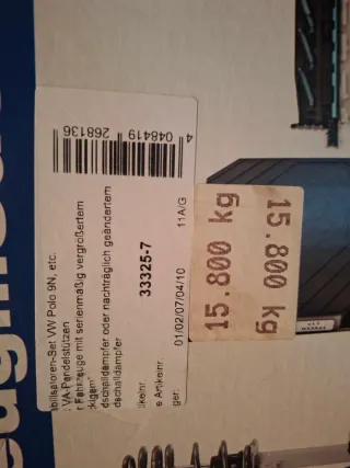 Barras estabilizadoras H&R 33325-7