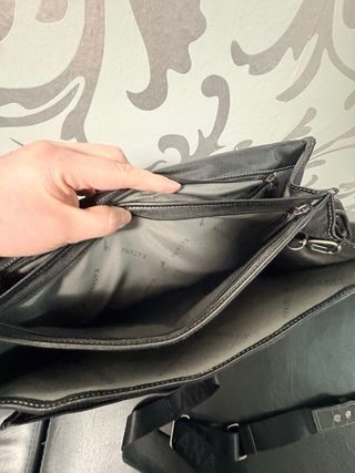 Bolso de piel para portátil