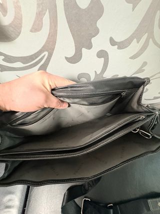 Bolso de piel para portátil