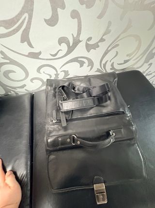 Bolso de piel para portátil