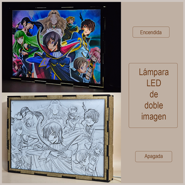 Lámpara LED Code Geass Doble Imagen