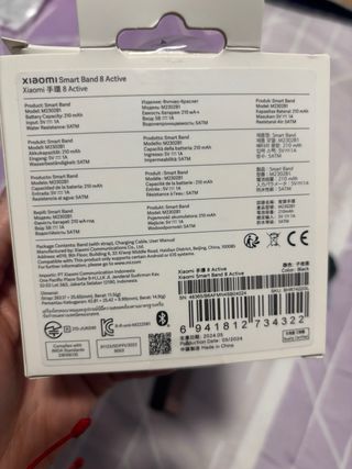 Xiaomi Smart Band 8 Active - Negro.