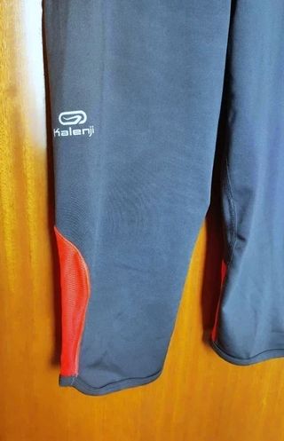 Mallas Pirata Kalenji Gris Fucsia Mujer Talla L