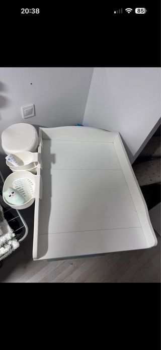Cambiador bebé blanco