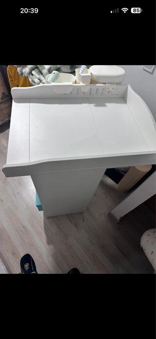 Cambiador bebé blanco