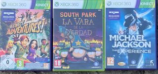 3 Juegos Xbox 360 Kinect
