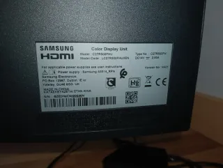 Monitor Samsung 27 Curvo LED ( led quemado)