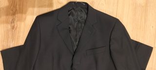 Traje de caballero negro talla 50