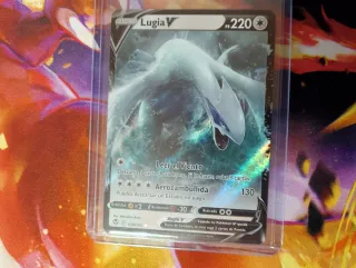 Cartas Lugia V y V-Astro Dorada Tempestad Plateada