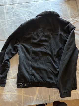 Cazadora vaquera negra hombre