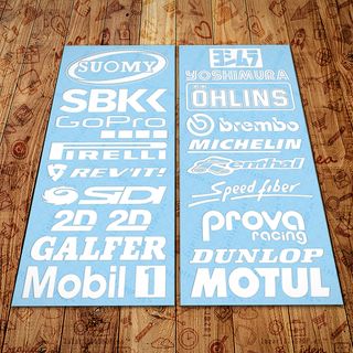 [PACK18SYYA]W egatinas Sponsor Moto Patrocinadores