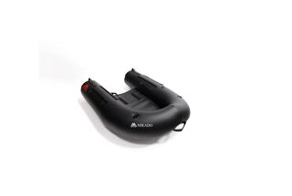 Pato de pesca inflable negro