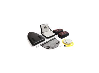 Pato de pesca inflable negro