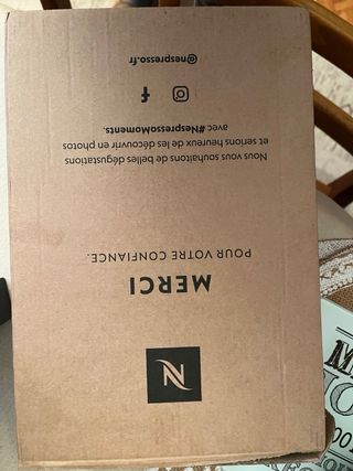 Cafetera Nespresso Krups + 110 cápsulas