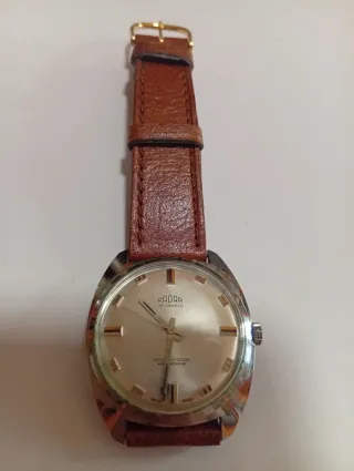 Reloj Radar 17 Jewels Suiza Correa  Cuero Marrón