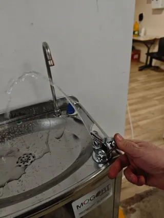 Fuente de agua ,toma red.