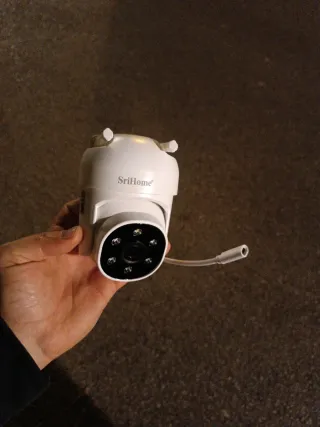 Cámara Vigilancia IP SriHome Exterior Wifi Solar