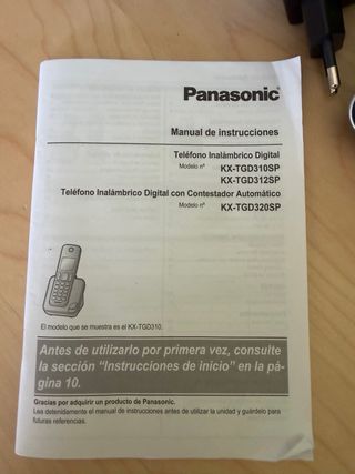 Teléfono Inalámbrico Panasonic KX-TGD312
