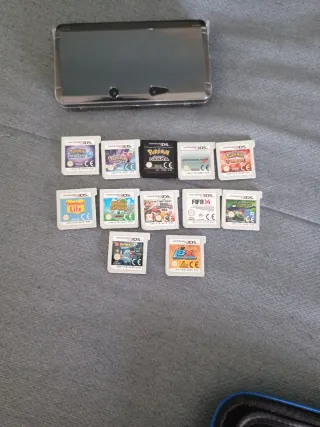 Nintendo 3DS + ACCESORIOS + 13 Juegos
