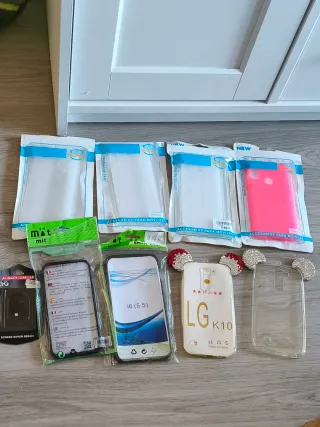 Fundas para móviles varios modelos 2 eu ud,lote 14