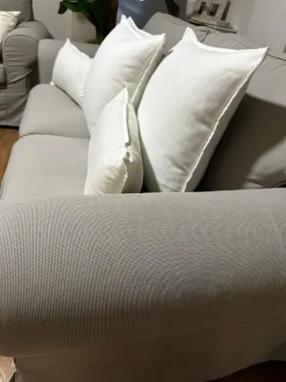 Sofá 3+2 plazas Ikea gris topo/amarronado