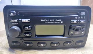 Autoradio Ford 6000 CD RDS e-o-n con CODICE Focus
