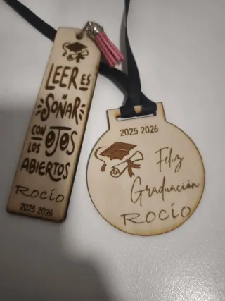 Regalo graduación madera  2025 2026