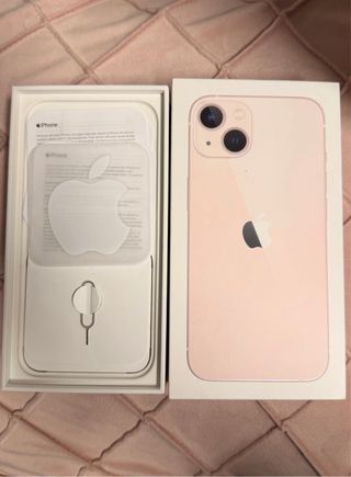 iPhone 13 Dourado/Rosa