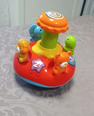 Juguete giratorio para bebés con animales vtech