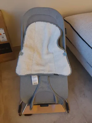 Hamaca UPPABABY gris con funda de transporte