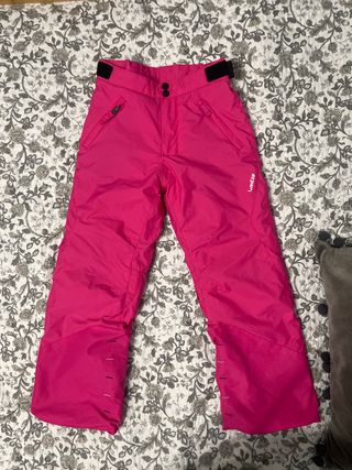 Pantalón de nieve niña rosa