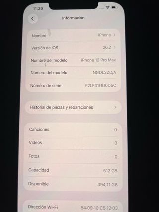 iPhone 12 Pro Max 512GB Grigio Siderale