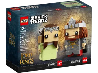 LEGO BrickHeadz 40630 + 40632 Señor de los Anillos