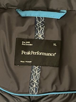 Anorak Esquí Peak Performance X Nordica Talla XL