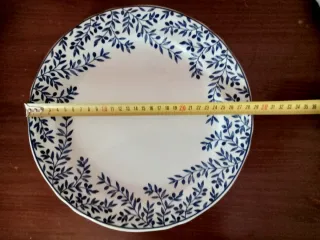 Juego de platos porcelana italiana Quadrifogli.