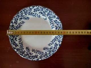 Juego de platos porcelana italiana Quadrifogli.