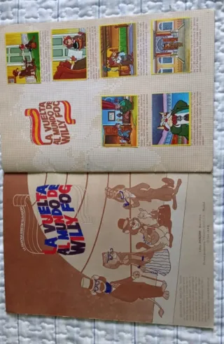 2 Álbumes Danone: Willy Fogg y Planetas