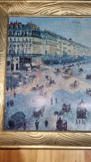 Cuadro antiguo reproducción de Avenue de l'Opéra