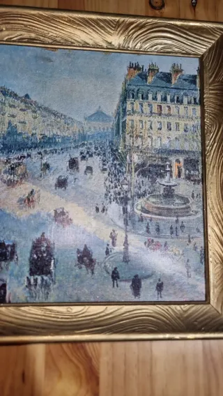 Cuadro antiguo reproducción de Avenue de l'Opéra