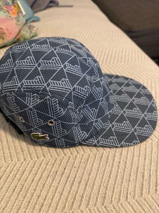 Gorra Lacoste azul y gris