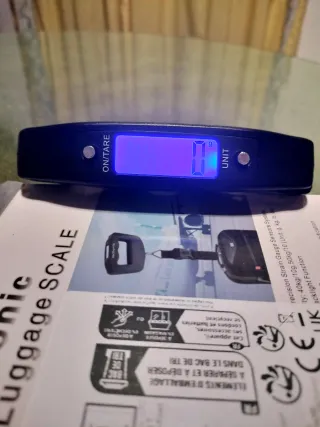 Báscula de mano electrónica para equipaje
